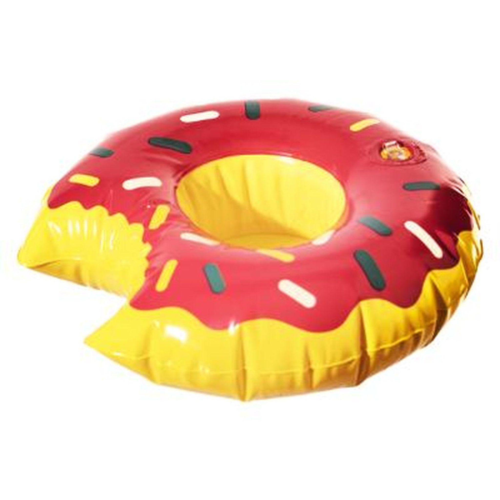 INTEX Porte gobelet gonflable donut - diam. 17 cm