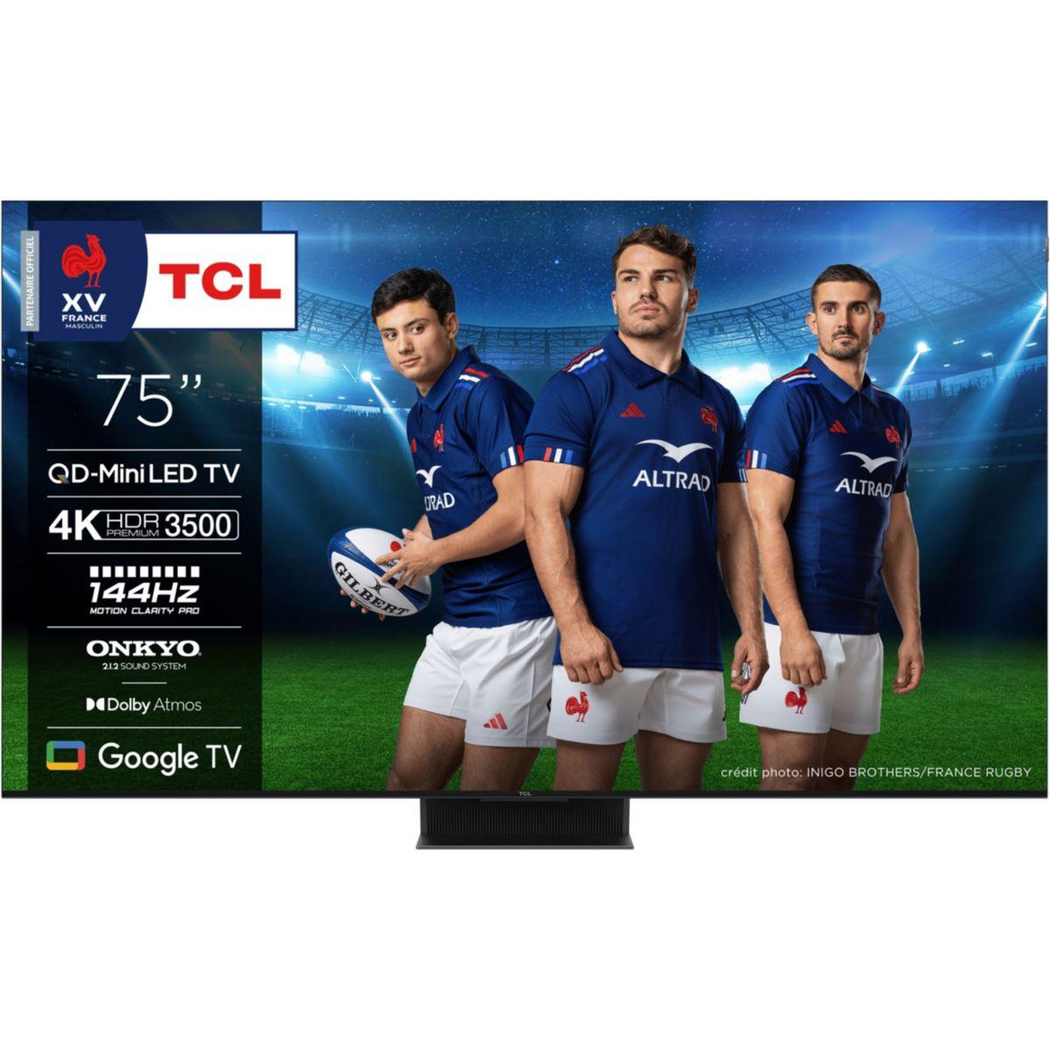 Voir la diapositive 1 : TCL TV QLED MiniLED 75C89B 2024