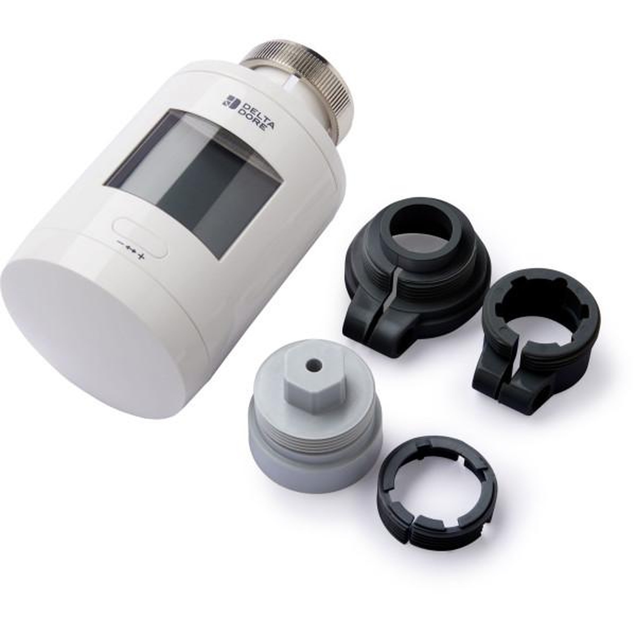 Voir la diapositive 2 : DELTA DORE Tete thermostatique trv 1.0 et adaptateurs - delta dore - trv 1.0 adapt - chauffage connecté - programmation - contrôle vocal