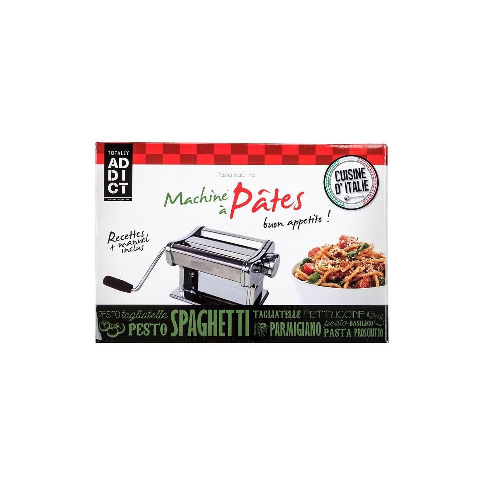 Voir la diapositive 2 : COOK CONCEPT Machine à pâtes en inox  appetito  19cm argent