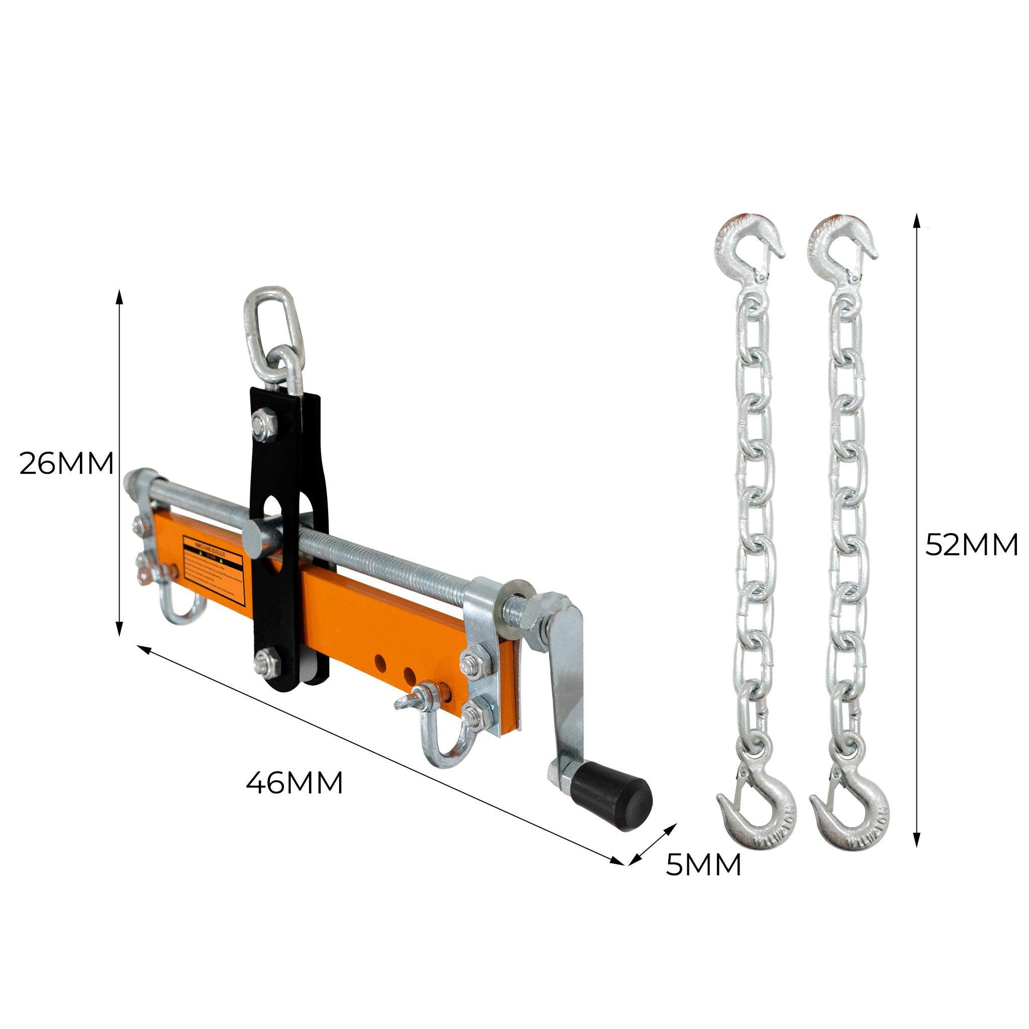 Voir la diapositive 5 : T-MECH Grue de moteur 2 tonne & équilibreur de charge