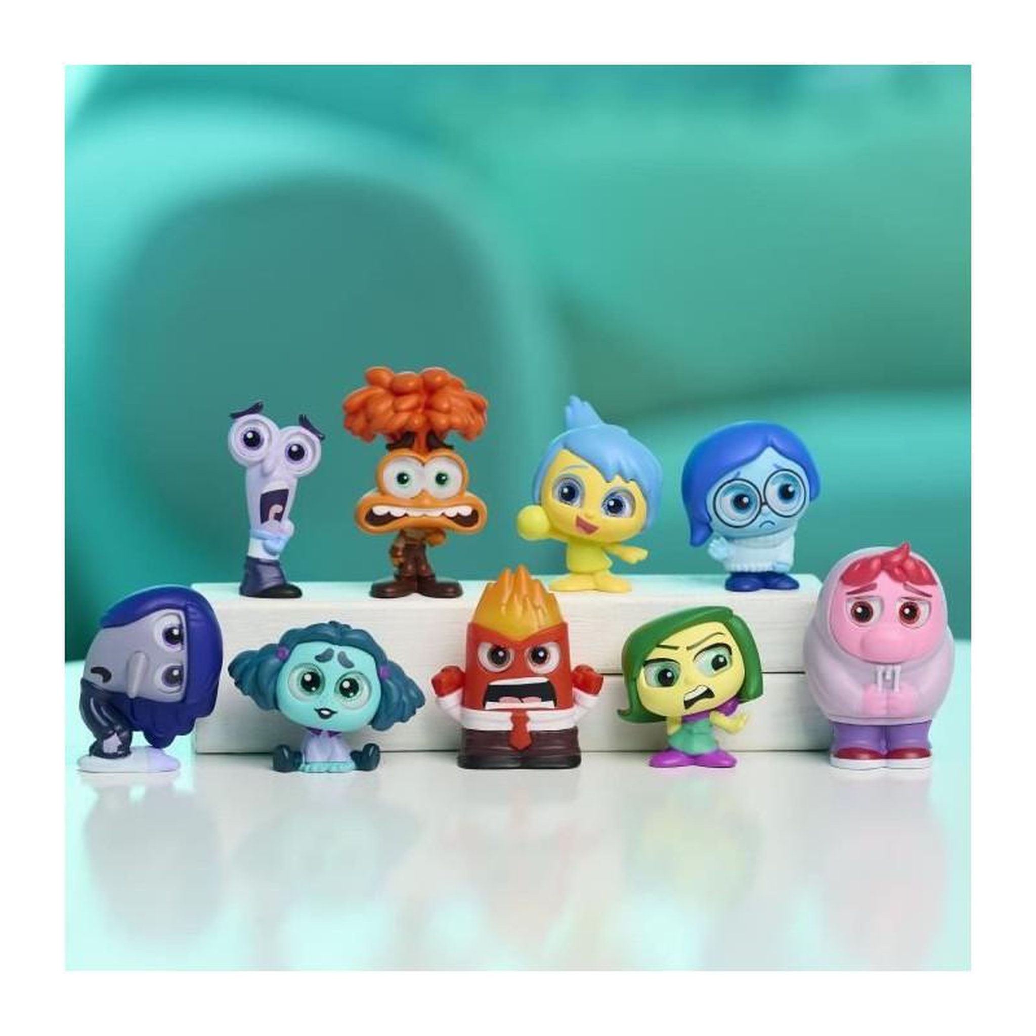 Voir la diapositive 2 : DISNEY Figurines a collectionner - DISNEY PIXAR Doorables - Coffret Collector Vice-Versa 2 - 9 figurines exclusives inspirées du film