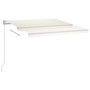 Voir la diapositive 3 : VIDAXL Auvent manuel retractable avec LED 450x350 cm Creme