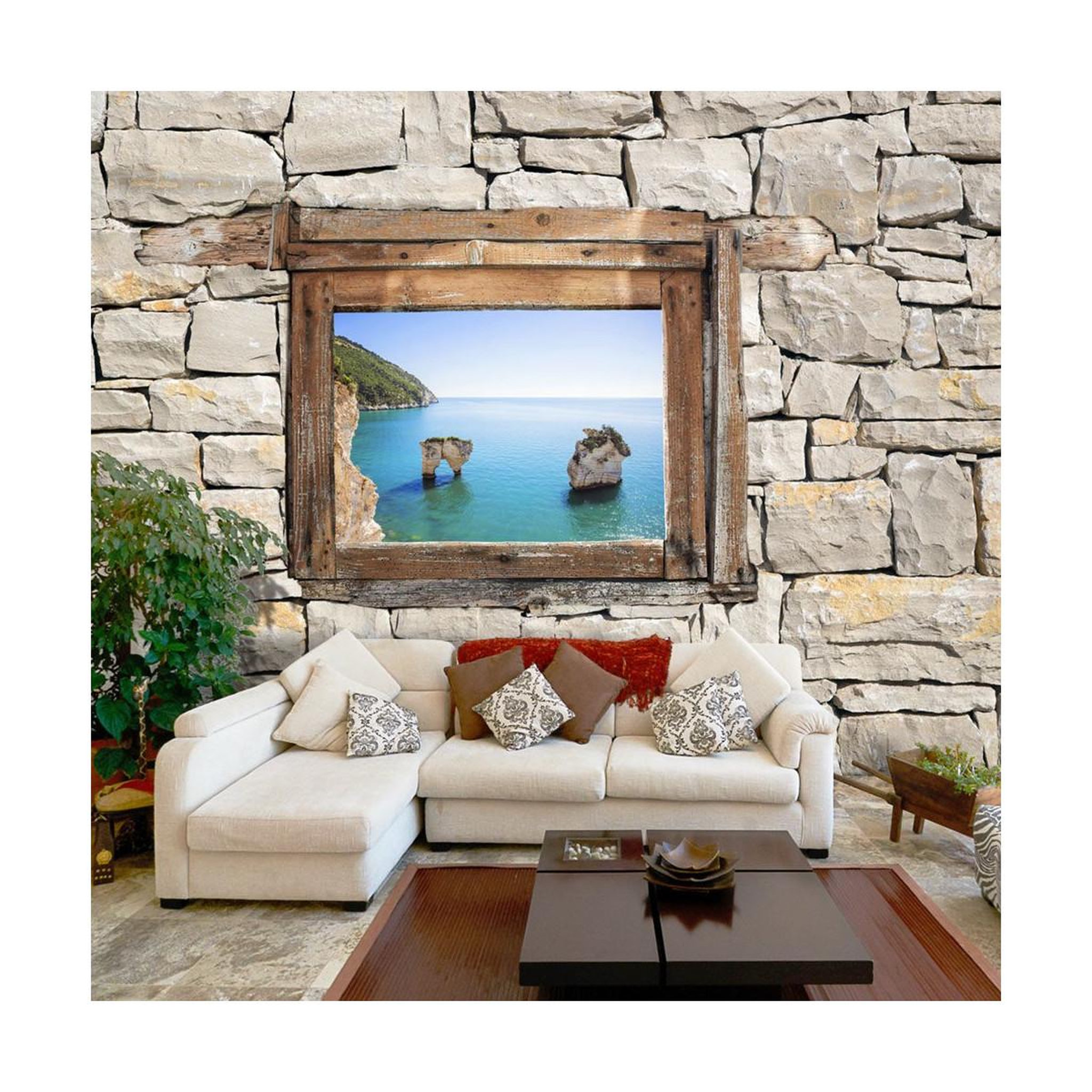 Paris Prix Papier peint  zagare bay. Coloris disponibles : Multicolore
