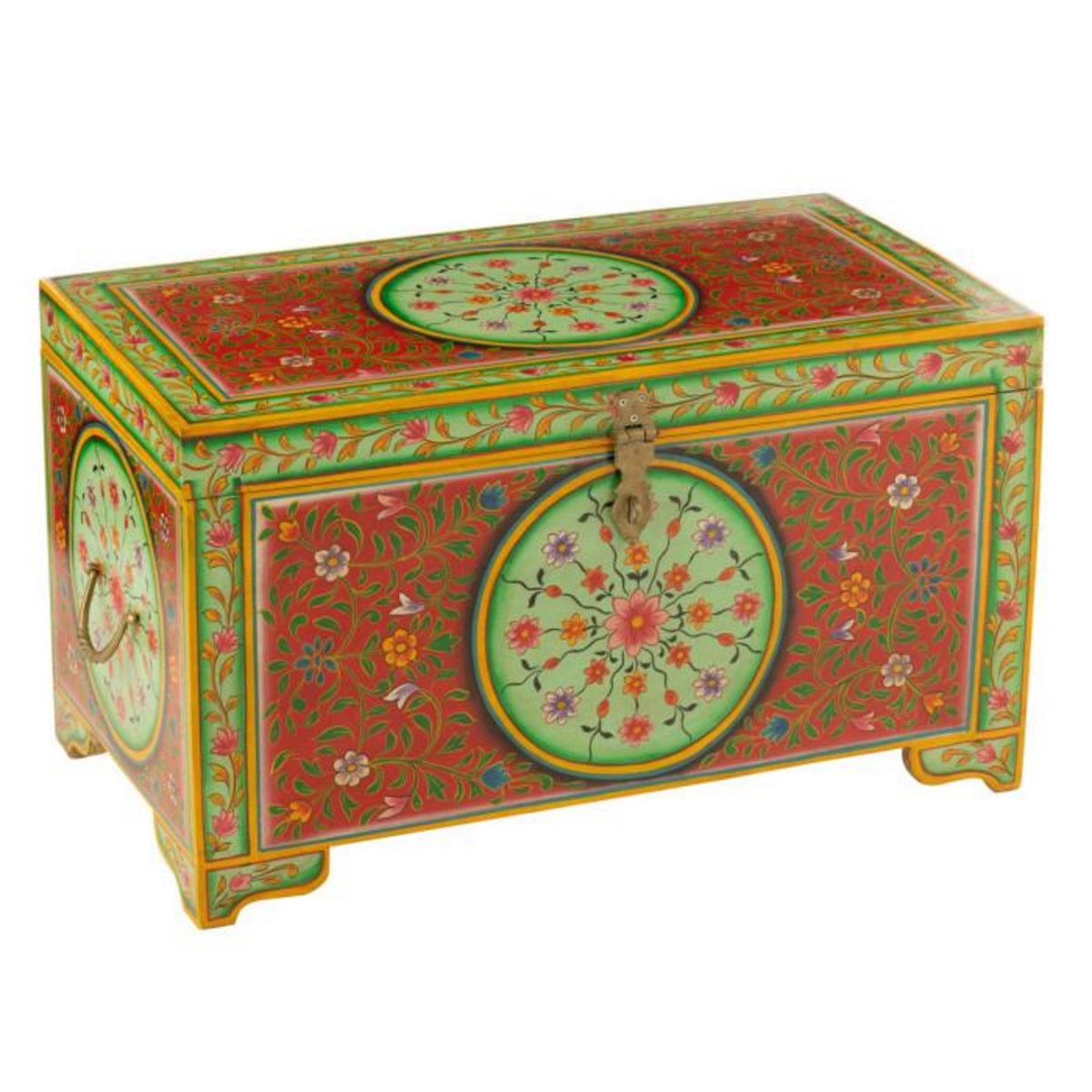 Paris Prix Coffre de Rangement Déco  Mumbai  78cm Multicolore