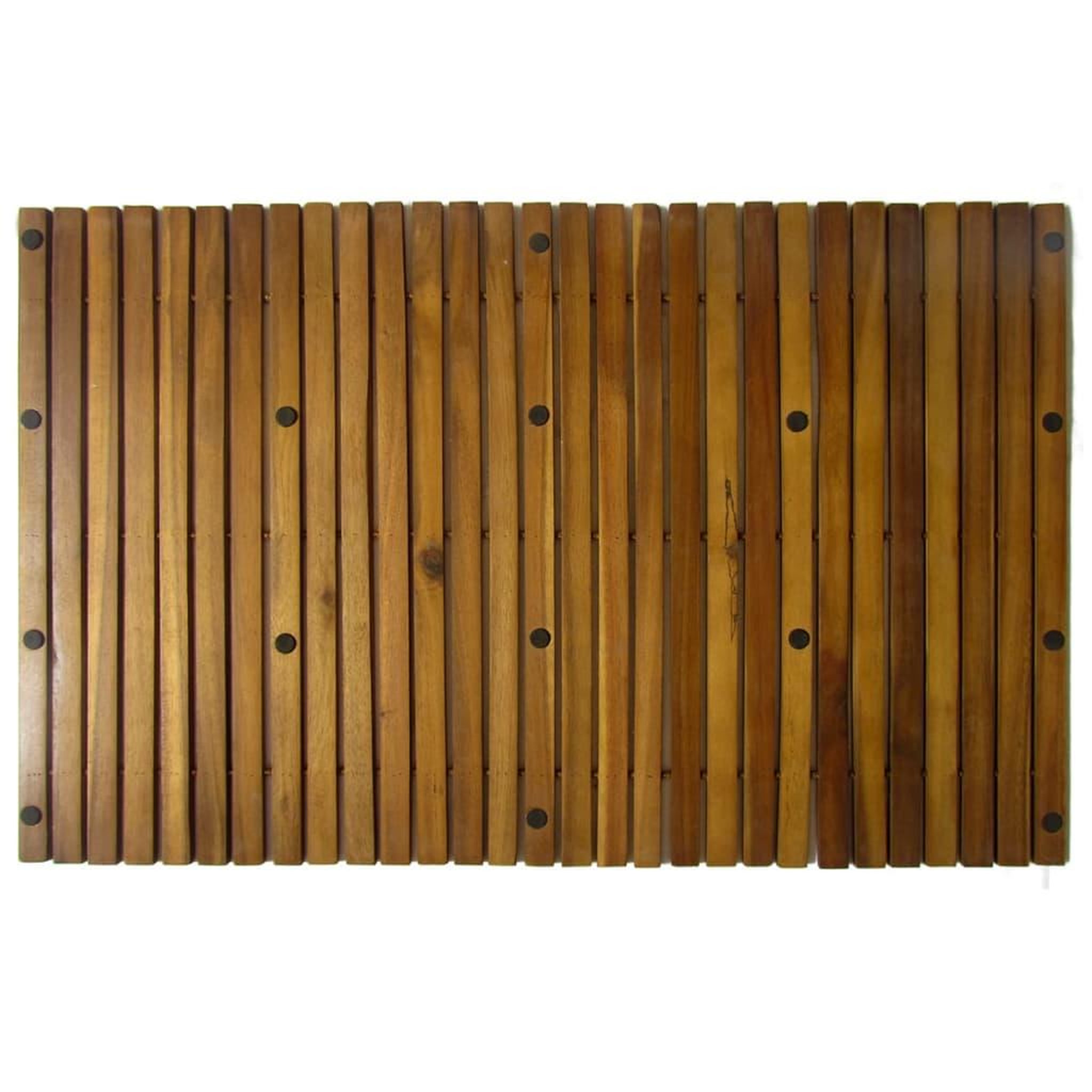 Voir la diapositive 4 : VIDAXL Tapis de bain Acacia 80x50 cm