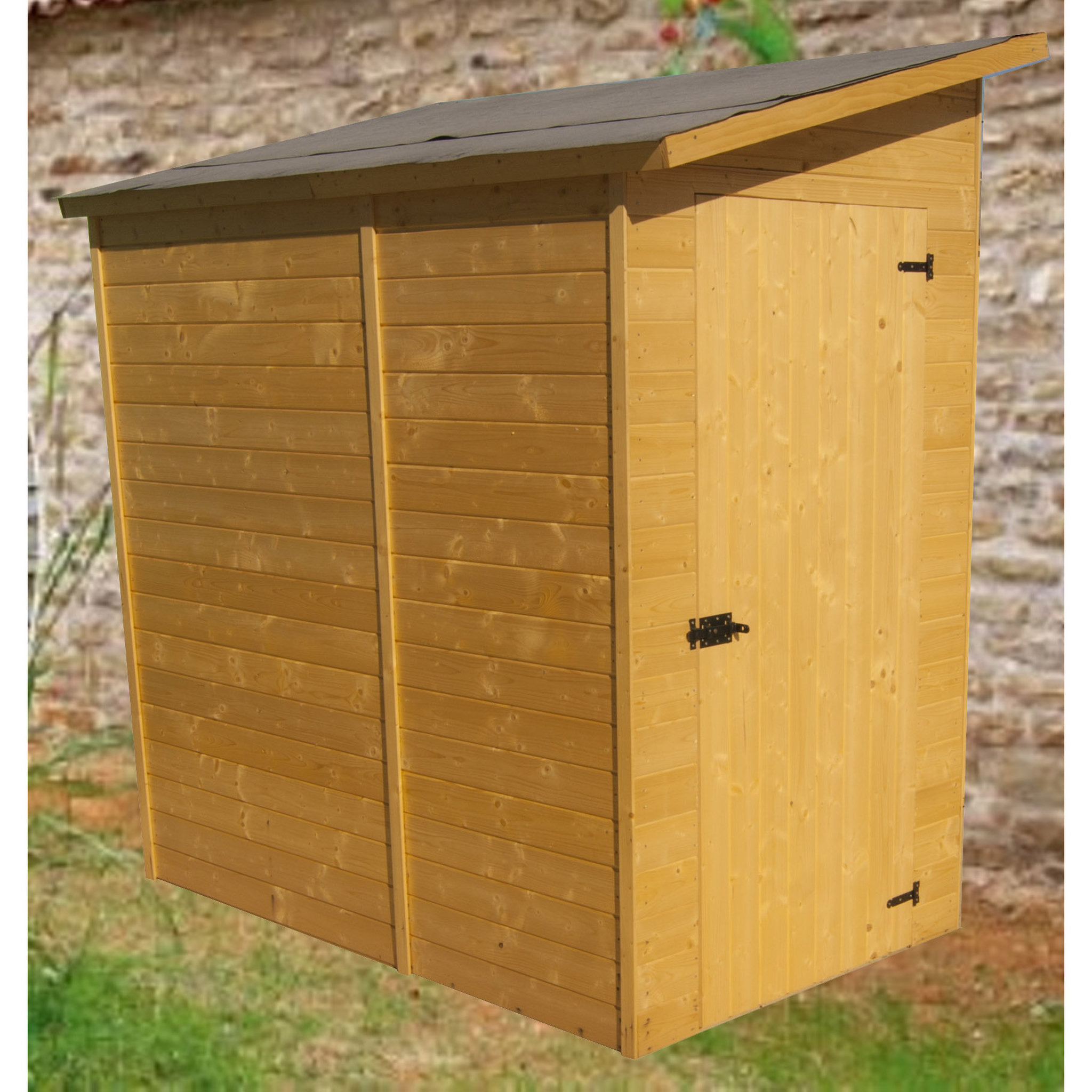 Habrita Abri de jardin bois adossable Skive 2.37m²