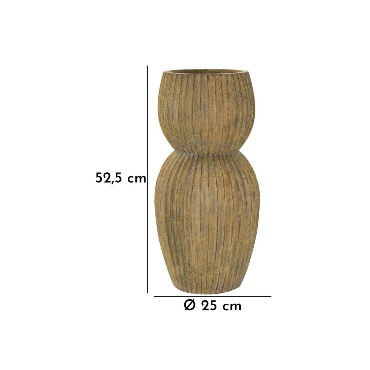 Paris Prix Cache-Pot Design  Breeze  52cm Vert