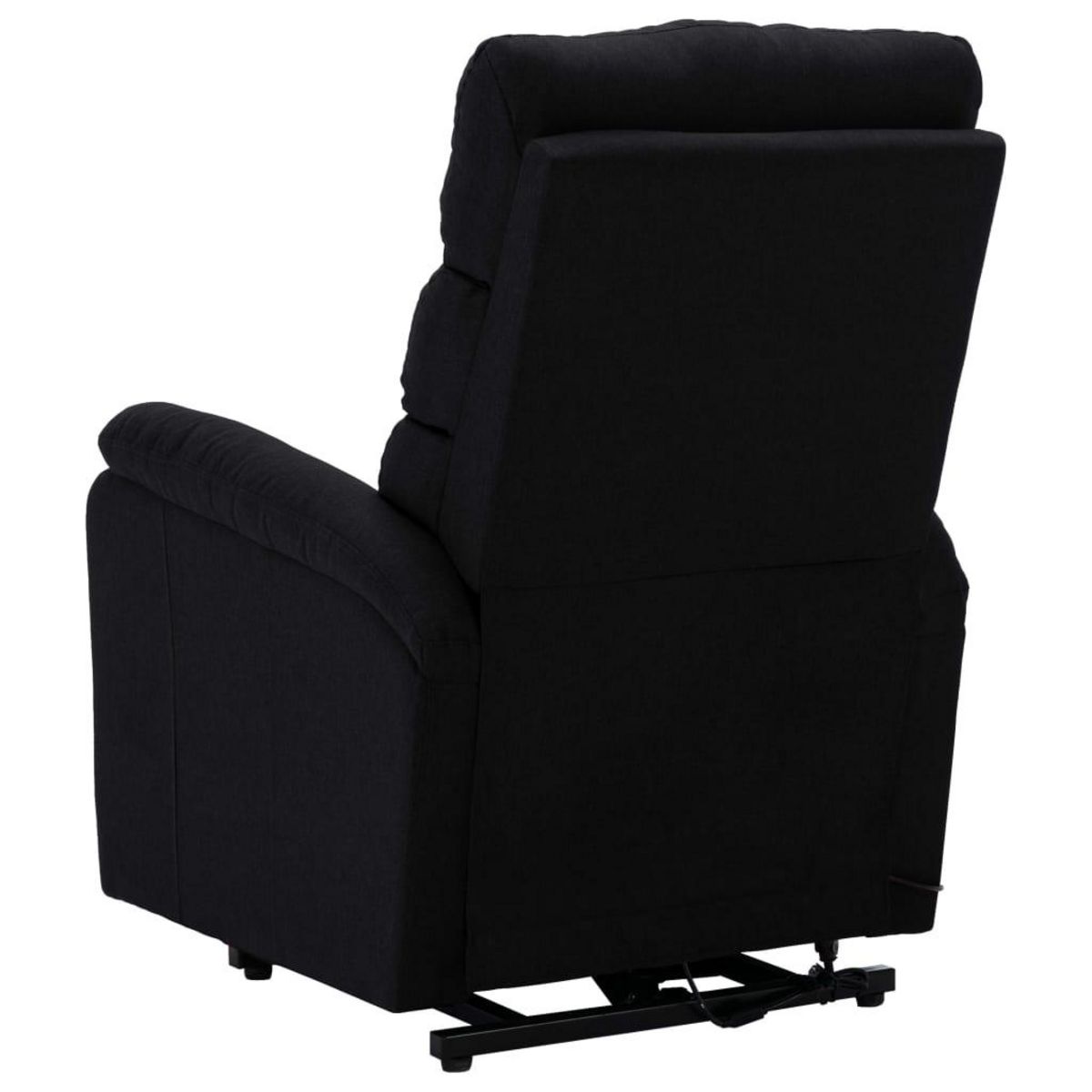 VIDAXL Fauteuil Noir Tissu