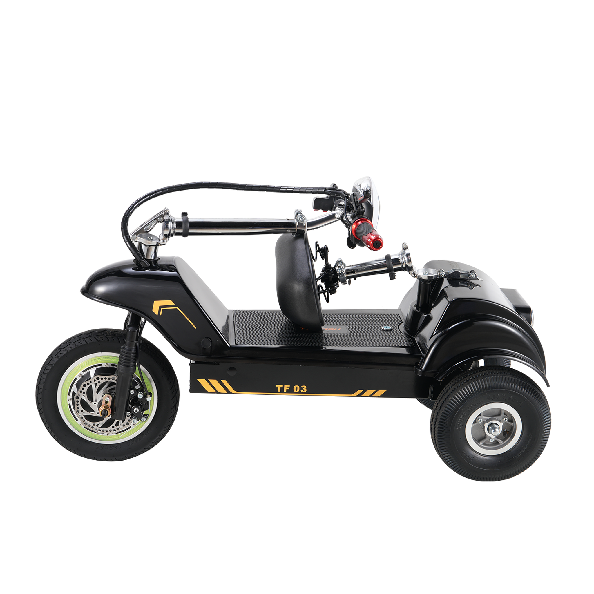 Voir la diapositive 2 : TWOFISH Trottinette électrique à trois roues avec siège amovible twofish tf03