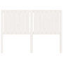 Voir la diapositive 4 : VIDAXL Tete de lit blanc 145,5x4x100 cm bois massif de pin