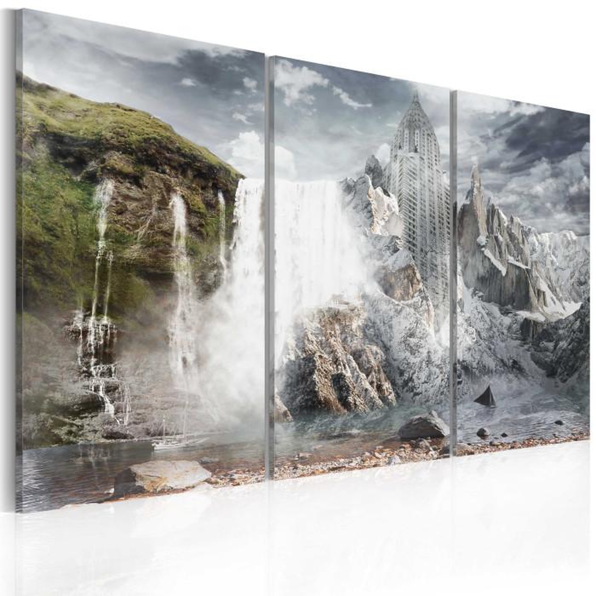 Paris Prix Tableau Imprimé  Process of Urbanization. Coloris disponibles : Multicolore