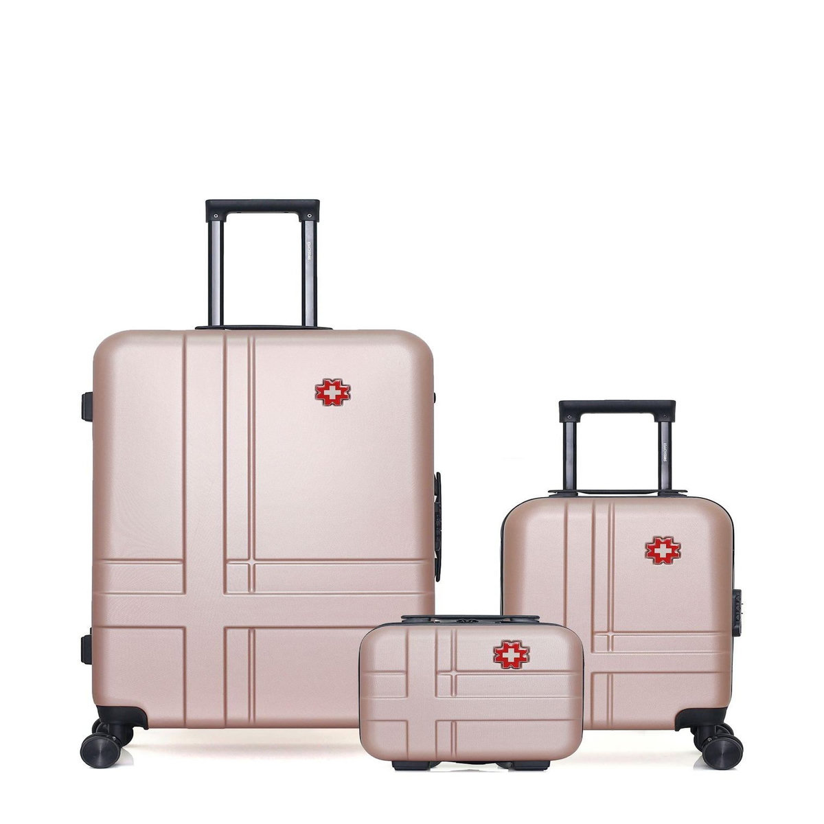 SWISS KOPPER SWISS KOPPER - LOT DE 3 - Valises grand format, cabine XXS et vanity USTER
