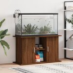 VIDAXL Support d aquarium chêne marron 101x41x58 cm bois d ingénierie