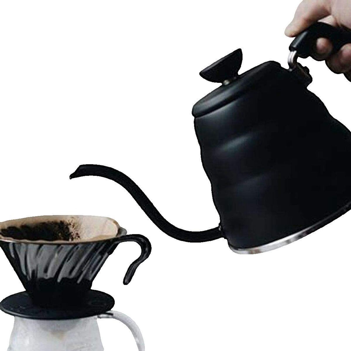 HARIO Bouilloire Hario Buono à cou de cygne noir