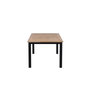Voir la diapositive 2 : Paris Prix Table de Jardin Extensible en Teck  Panama  224-320cm Naturel & Noir