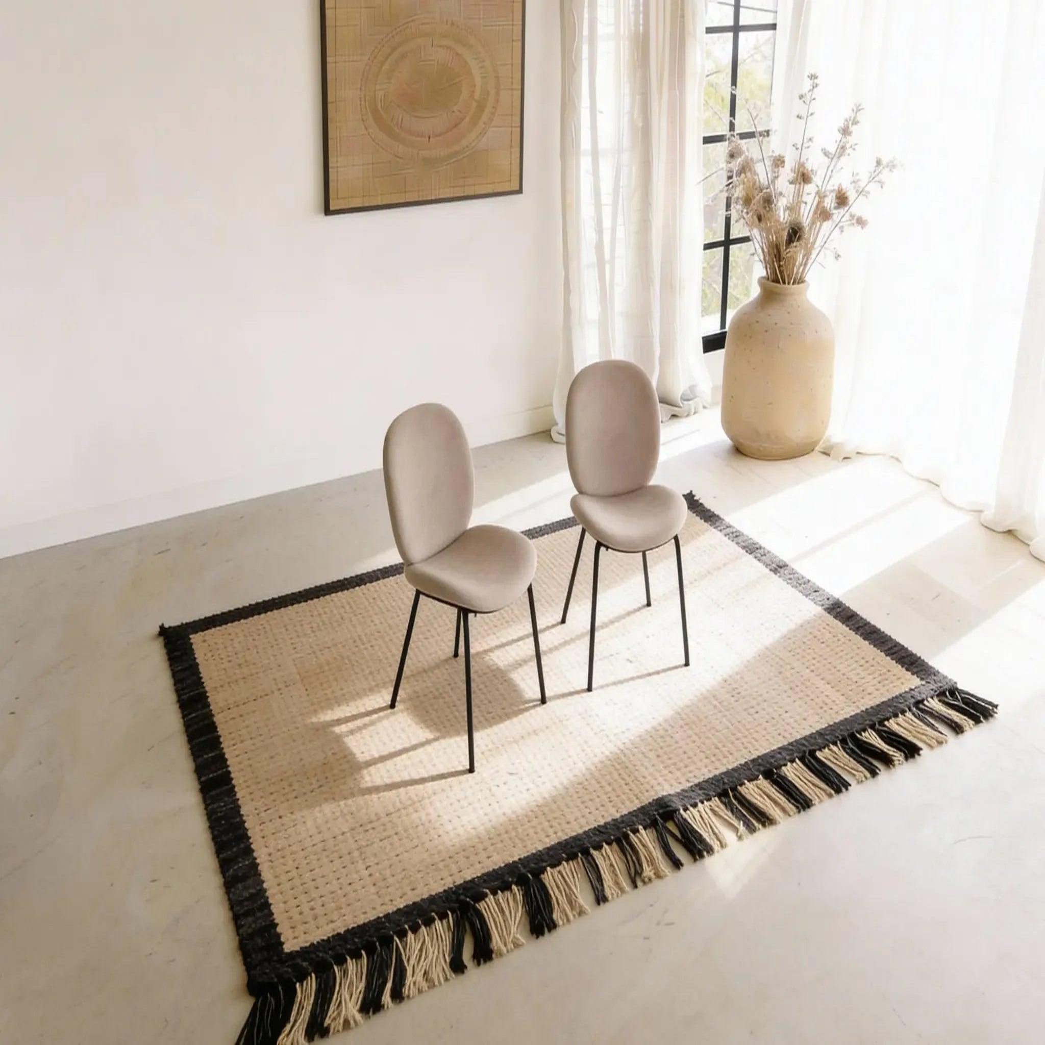 Voir la diapositive 5 : CASANOVA PARIS Line - lot de 2 chaises pieds en métal noir