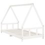 Voir la diapositive 3 : VIDAXL Cadre de lit pour enfants blanc 90x200 cm bois de pin massif