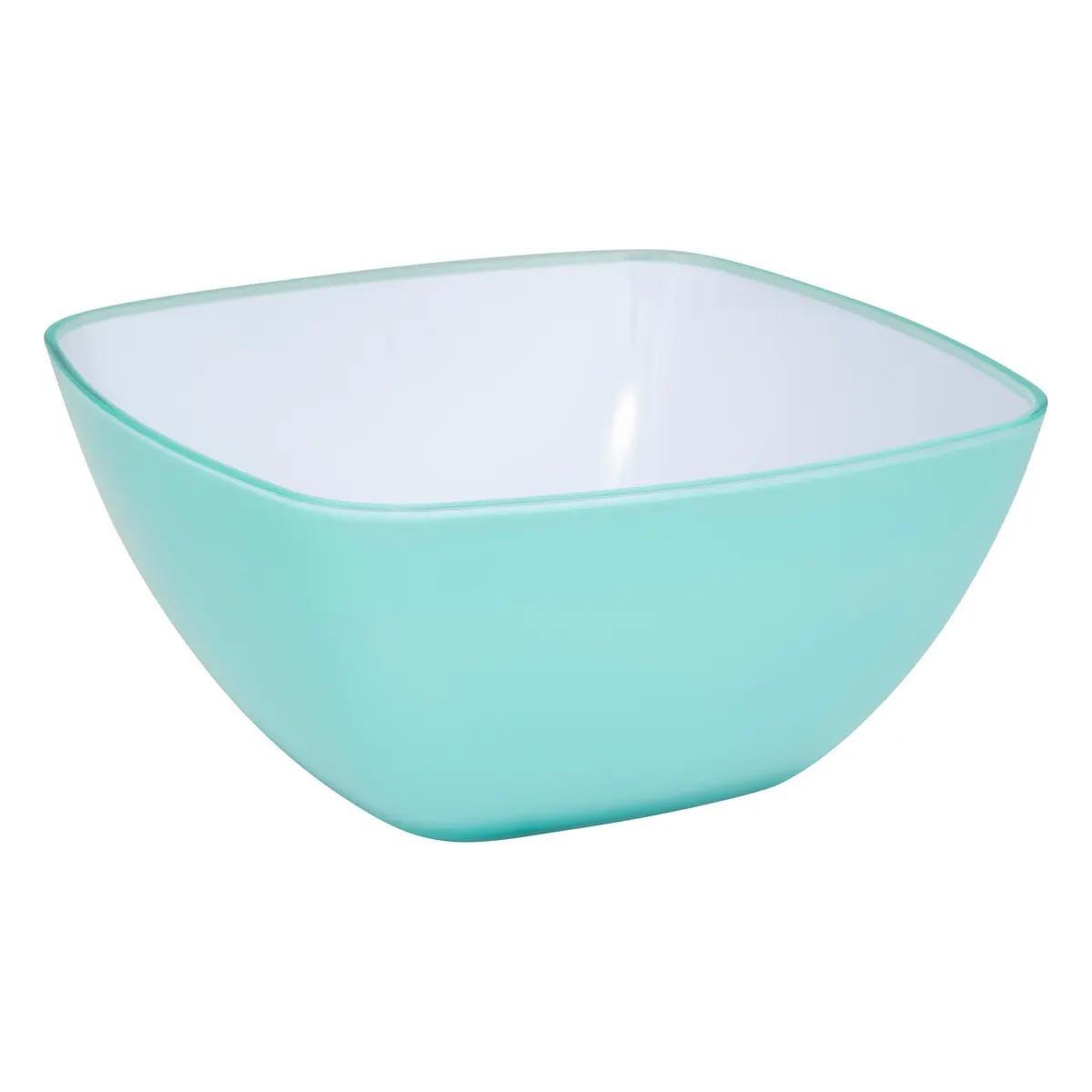 FIVE Saladier carré réutilisable  square  24cm bleu menthe