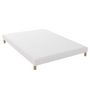 Voir la diapositive 5 : IDLITERIE Ensemble Matelas Ressort 7 zones H.28cm + Sommier Fabriqué en France MAX