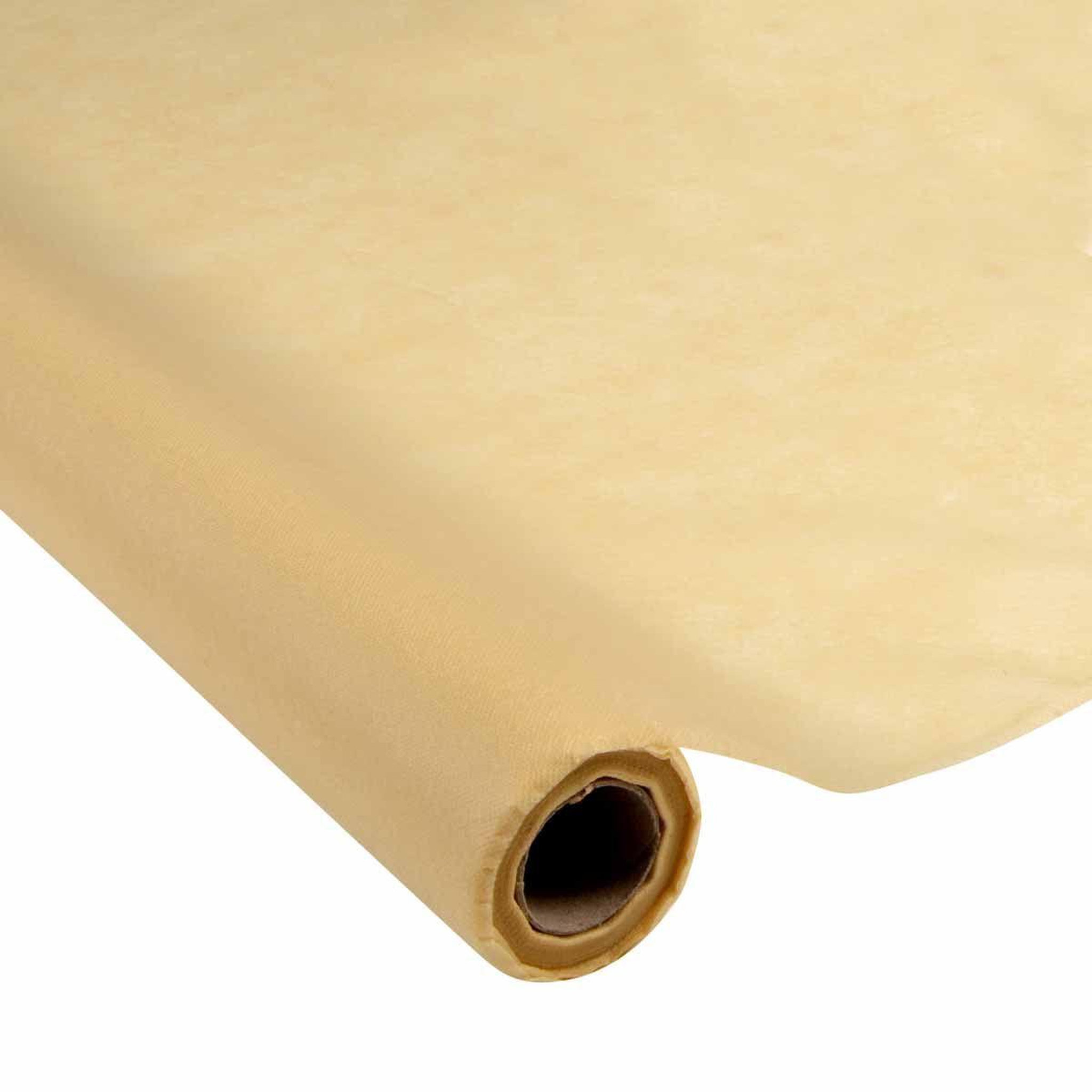 Voir la diapositive 1 : HOMEA Nappe Plastique  Intissé  1,20x10m Crème