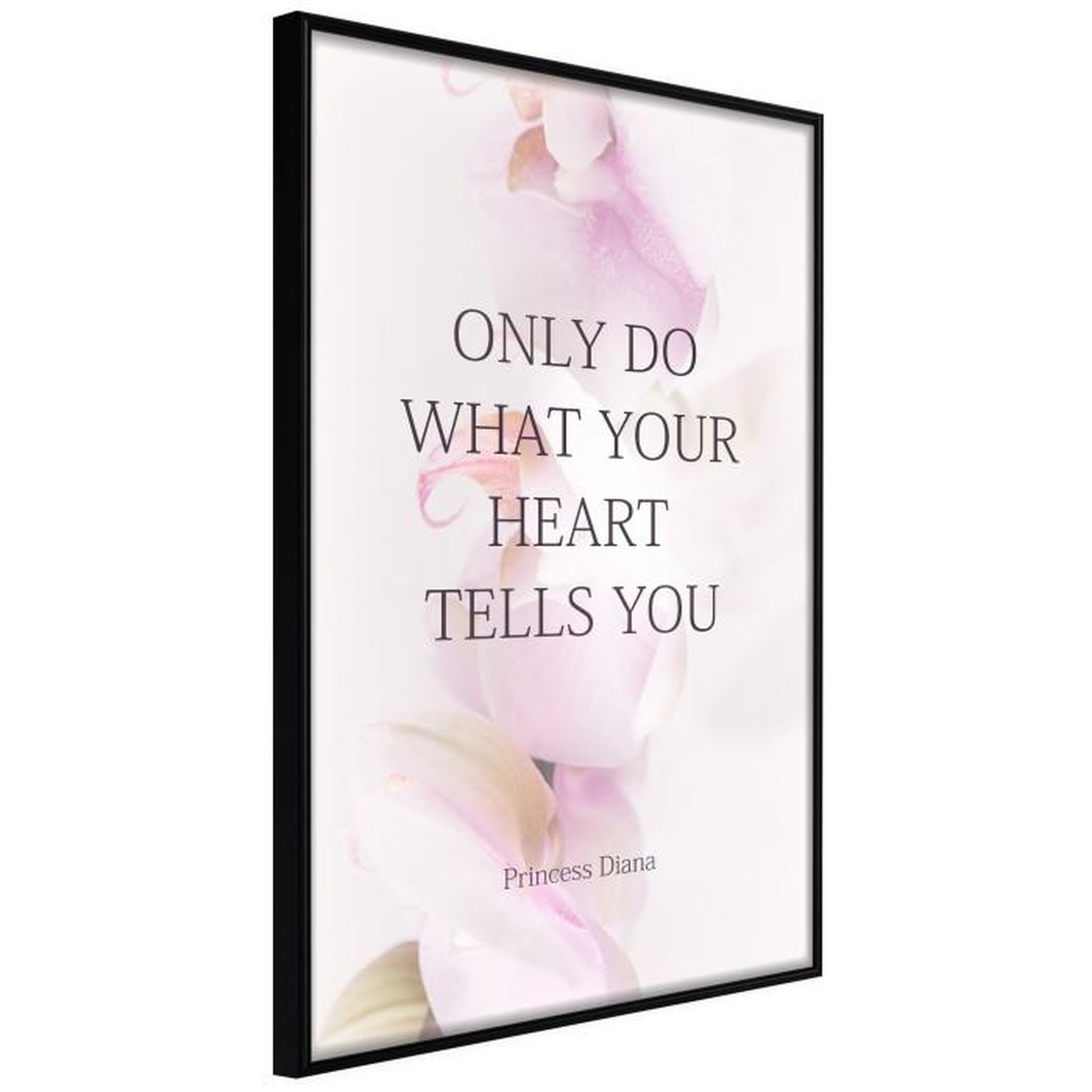 Paris Prix Affiche Murale Encadrée  Follow Your Heart I. Coloris disponibles : Jaune, Noir