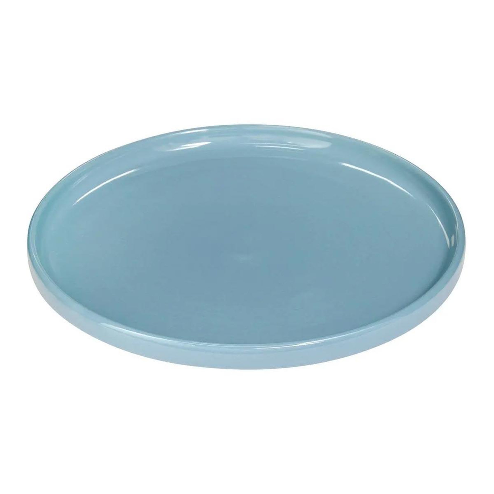 Voir la diapositive 2 : SECRET DE GOURMET Lot de 6 assiettes plates  marie  27cm bleu