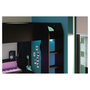 Voir la diapositive 9 : Lit mezzanine gaming à LED 90x200 cm avec bureau et rangement CONNECT