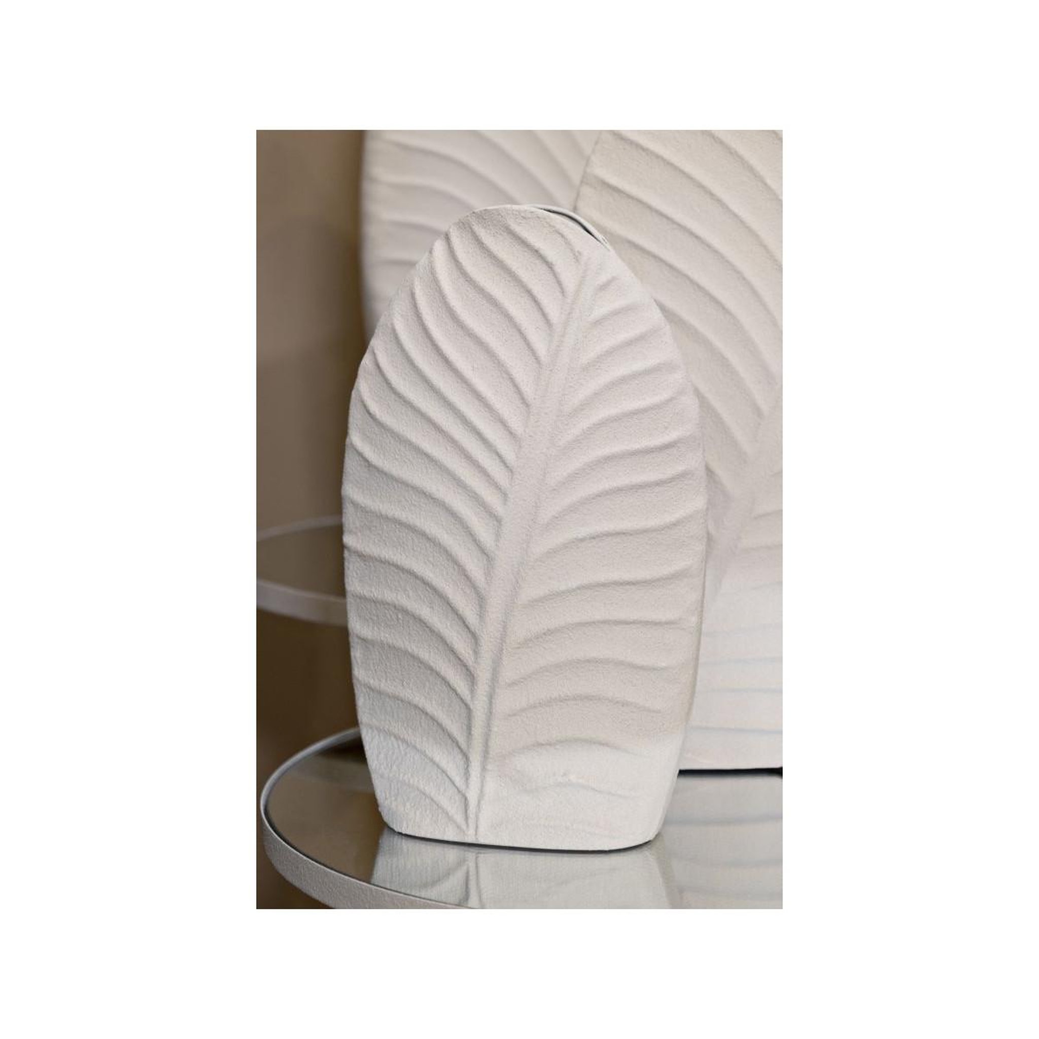 Voir la diapositive 5 : Paris Prix Vase design  dune  29cm crème