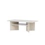 Voir la diapositive 5 : Paris Prix Table Basse Effet Marbre  Alesund  120cm Beige