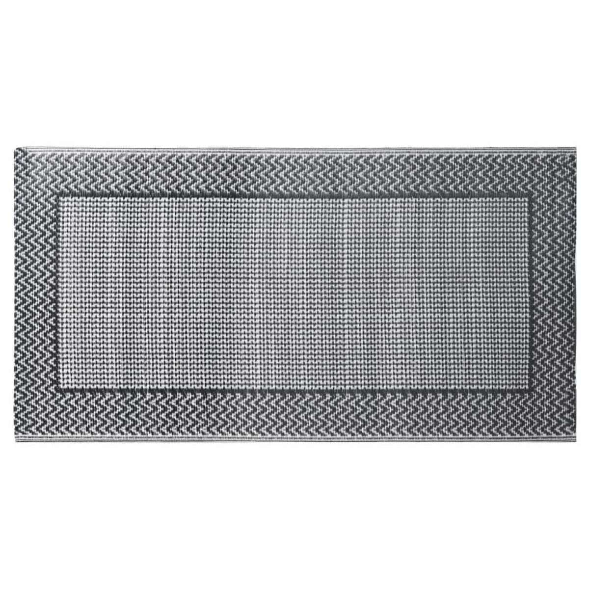 VIDAXL Tapis d'exterieur Gris 80x150 cm PP