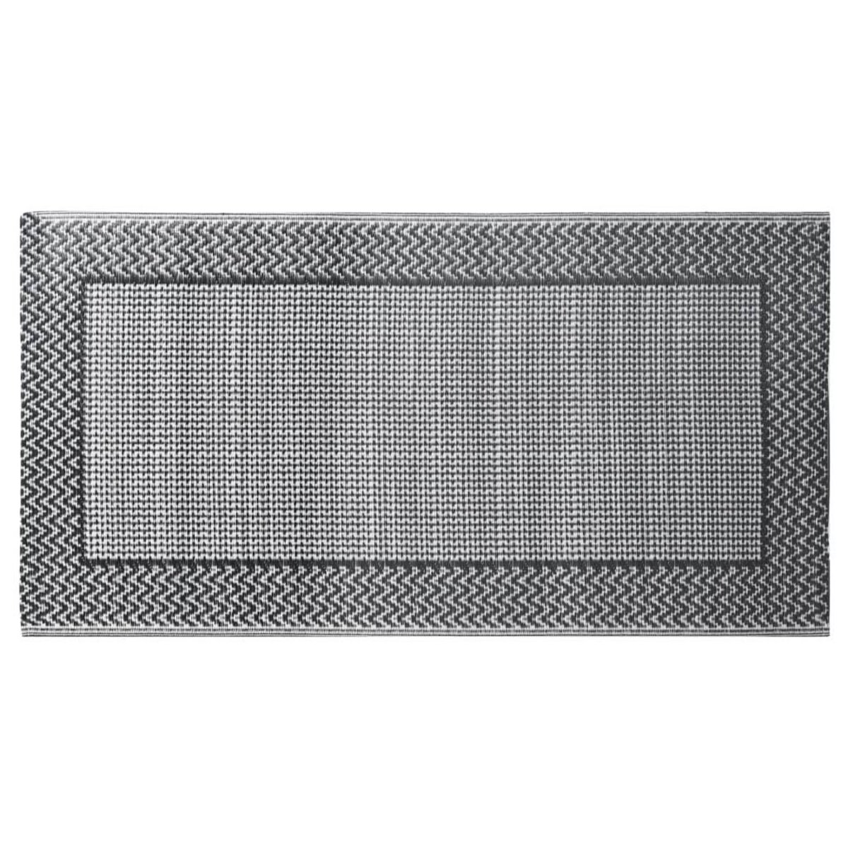 VIDAXL Tapis d'exterieur Gris 80x150 cm PP