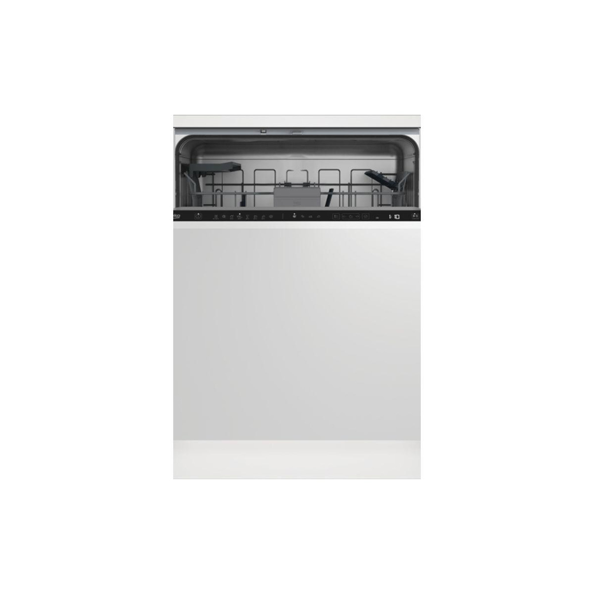 Voir la diapositive 2 : Beko Lave vaisselle encastrable bdin16430 glissières
