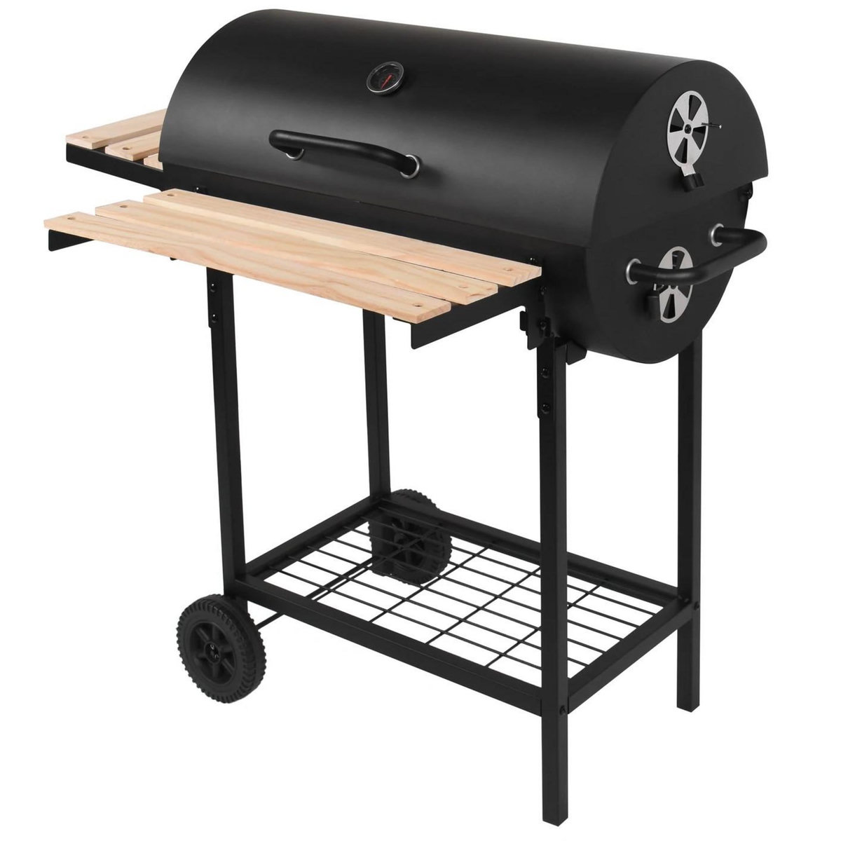 Robby Barbecue à charbon 76x33.5cm avec chariot - smoker one xl