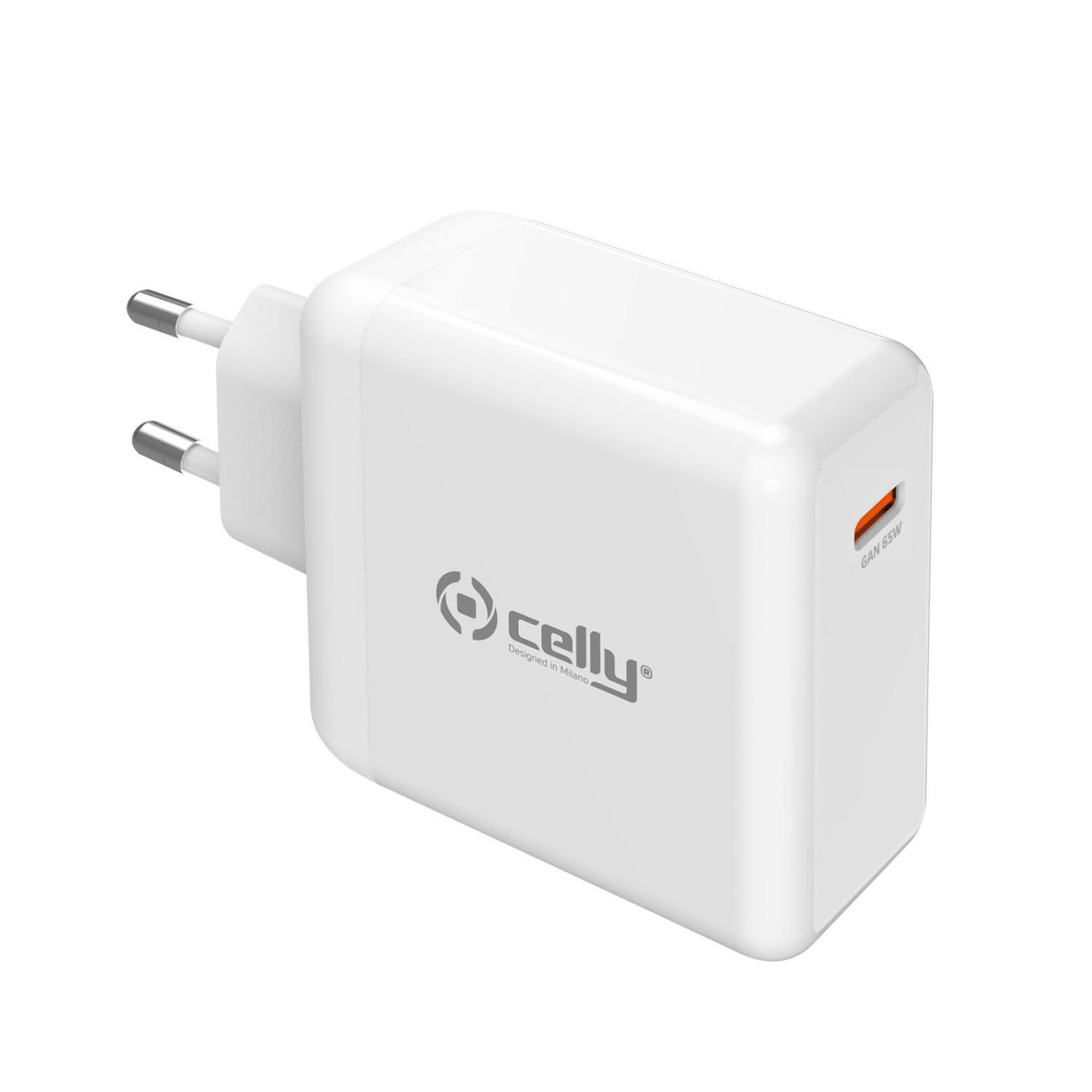 Voir la diapositive 2 : CELLY Celly TC1C65WGANWH chargeur d'appareils mobiles Universel Blanc Secteur Intérieure