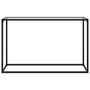 Voir la diapositive 2 : VIDAXL Table console Transparent 120x35x75 cm Verre trempe