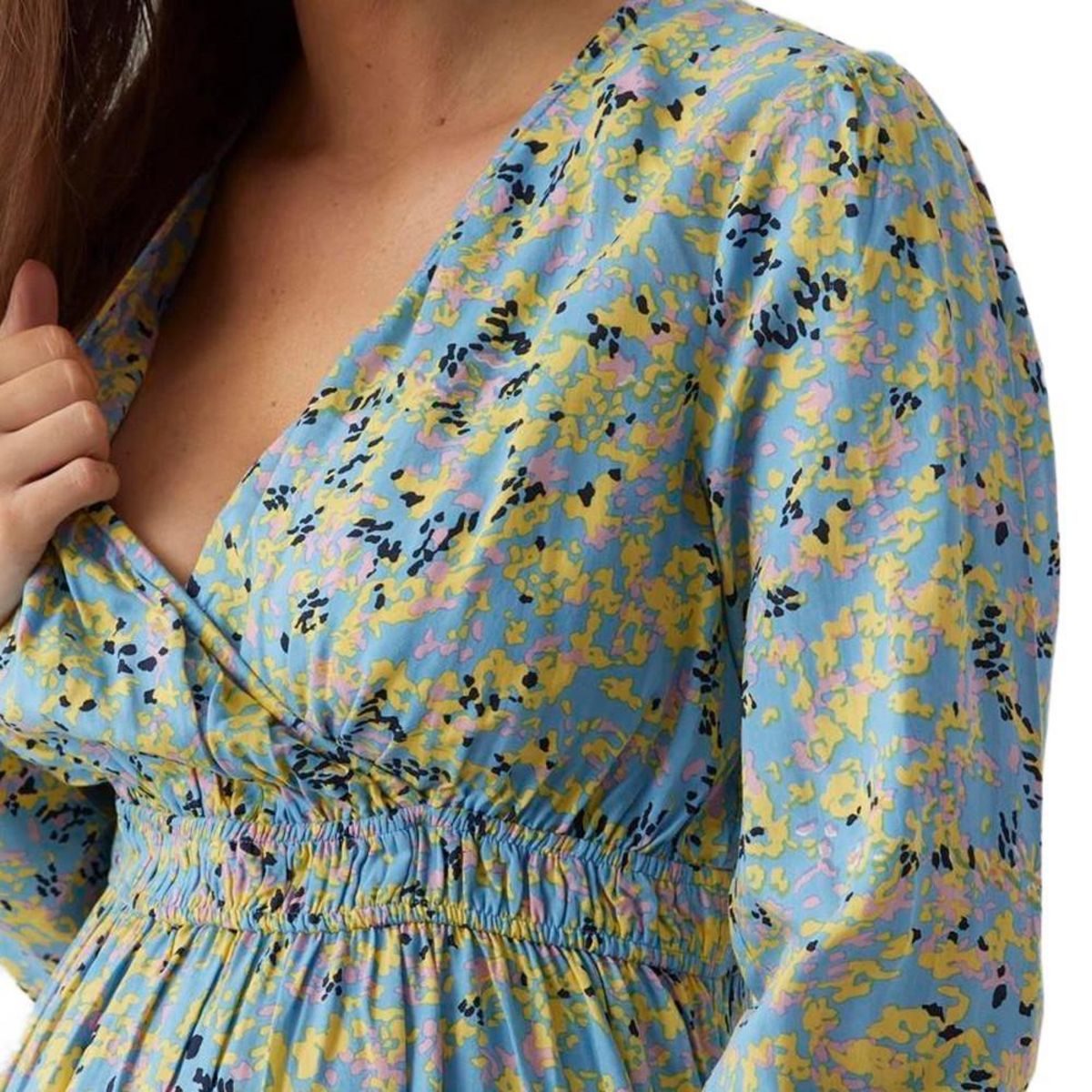 MAMALICIOUS Robe D'allaitement /Jaune Femme Mamalicious Tess