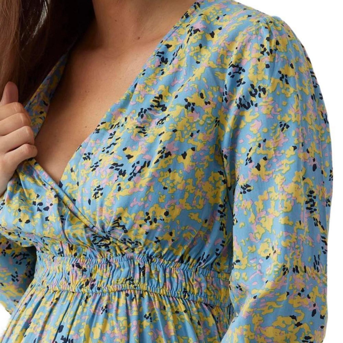 MAMALICIOUS Robe D'allaitement /Jaune Femme Mamalicious Tess