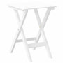 Voir la diapositive 4 : VIDAXL Chaise a bascule avec table pliable blanc bois massif peuplier