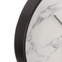 Voir la diapositive 2 : Paris Prix Horloge Murale Design  Marbre  40cm Noir