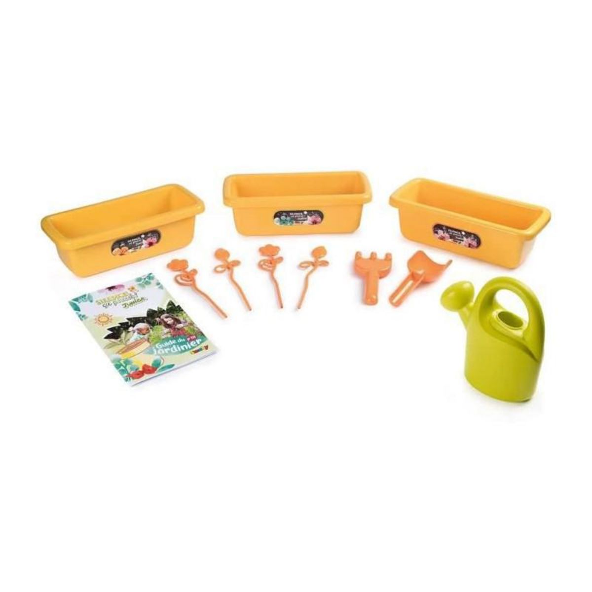 SMOBY Smoby - Silence ca Pousse - Jardinieres - Accessoires de Jardinage + Livret Explicatif Inclus - Des 5 Ans - 870308