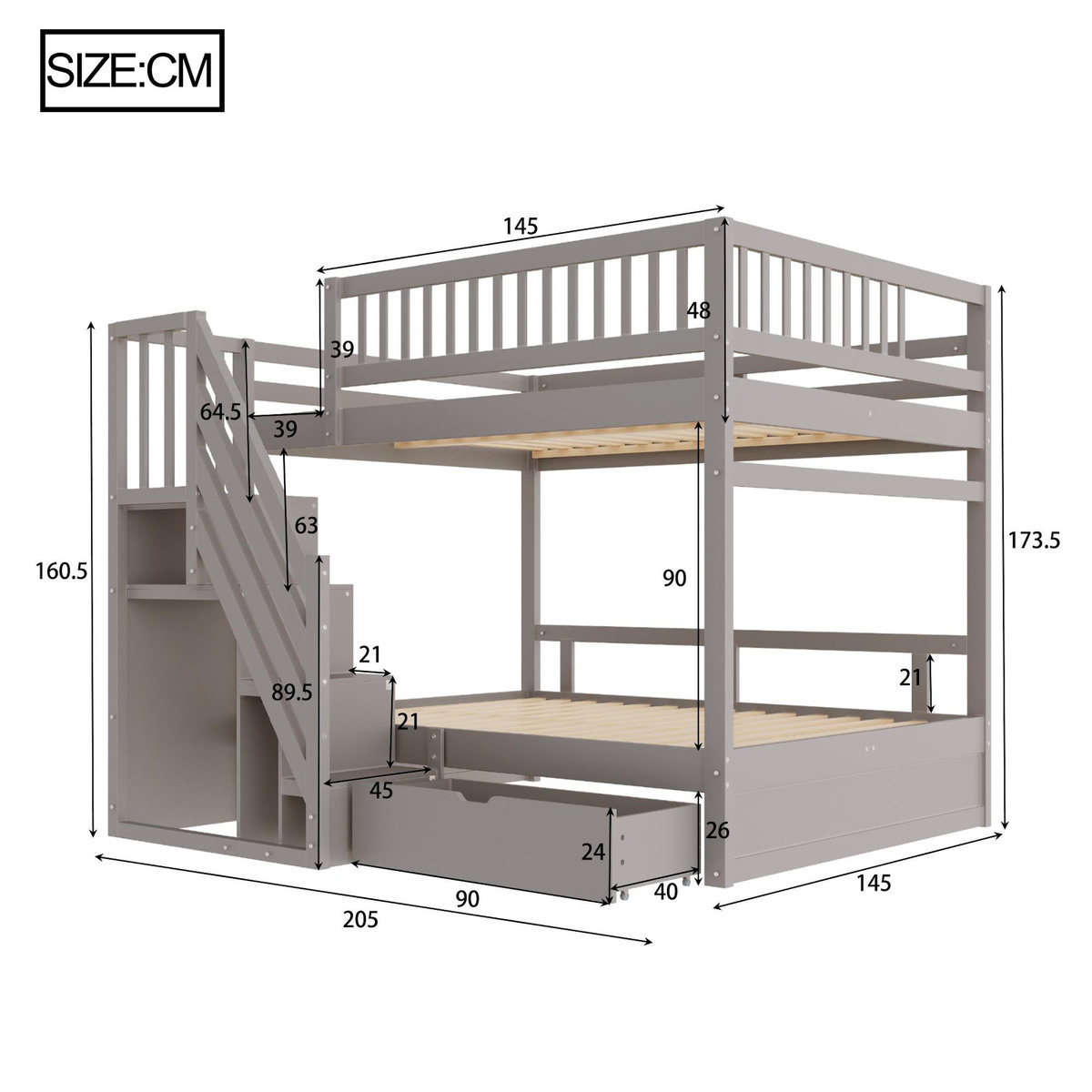 MERAX Lit superposé