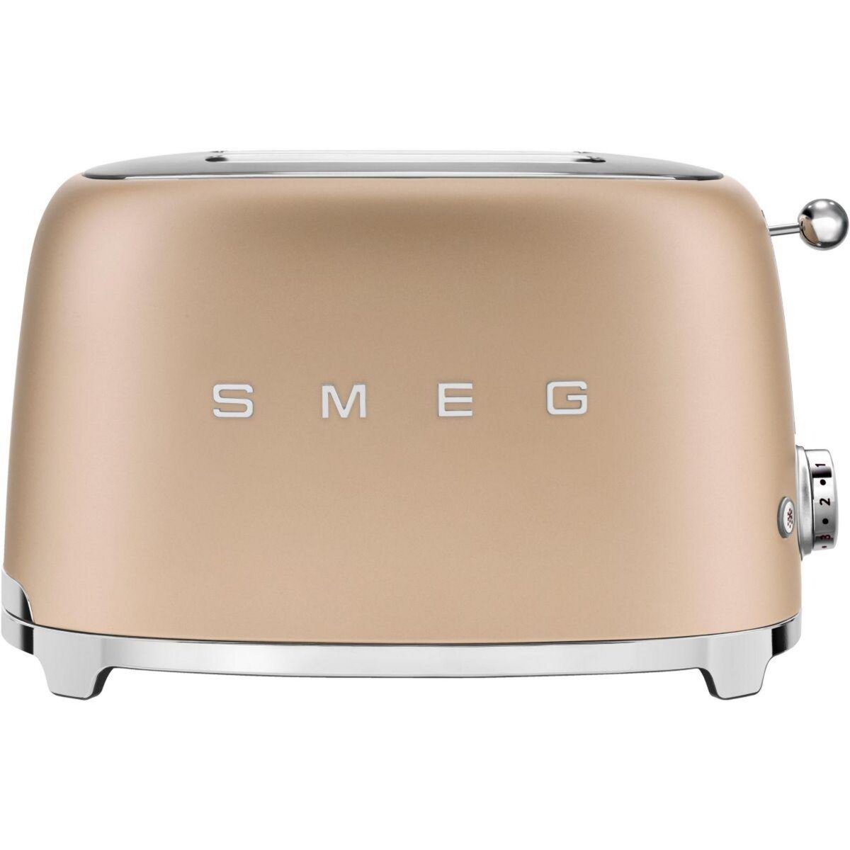SMEG Grille-pain TSF01CHMEU Or mat