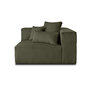 Voir la diapositive 5 : LISA DESIGN Colombine - module d'assise droit - en velours côtelé grosses côtes
