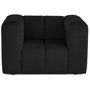 Voir la diapositive 3 : LISA DESIGN Suzano - fauteuil en tissu texturé