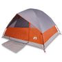 Voir la diapositive 2 : VIDAXL Tente de camping a dome 3 personnes orange impermeable