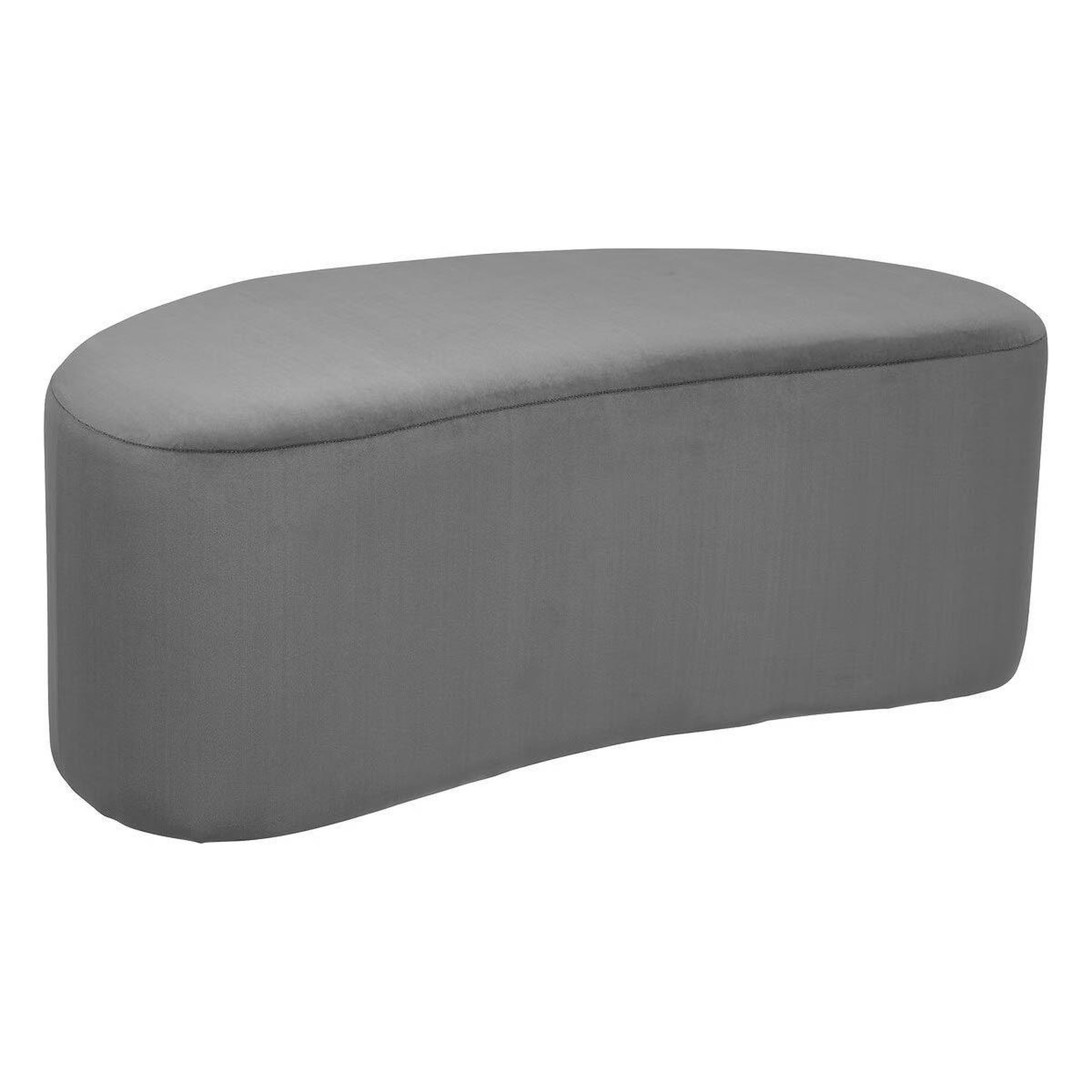 ATMOSPHERA Banc demi-lune  malone  98cm gris foncé