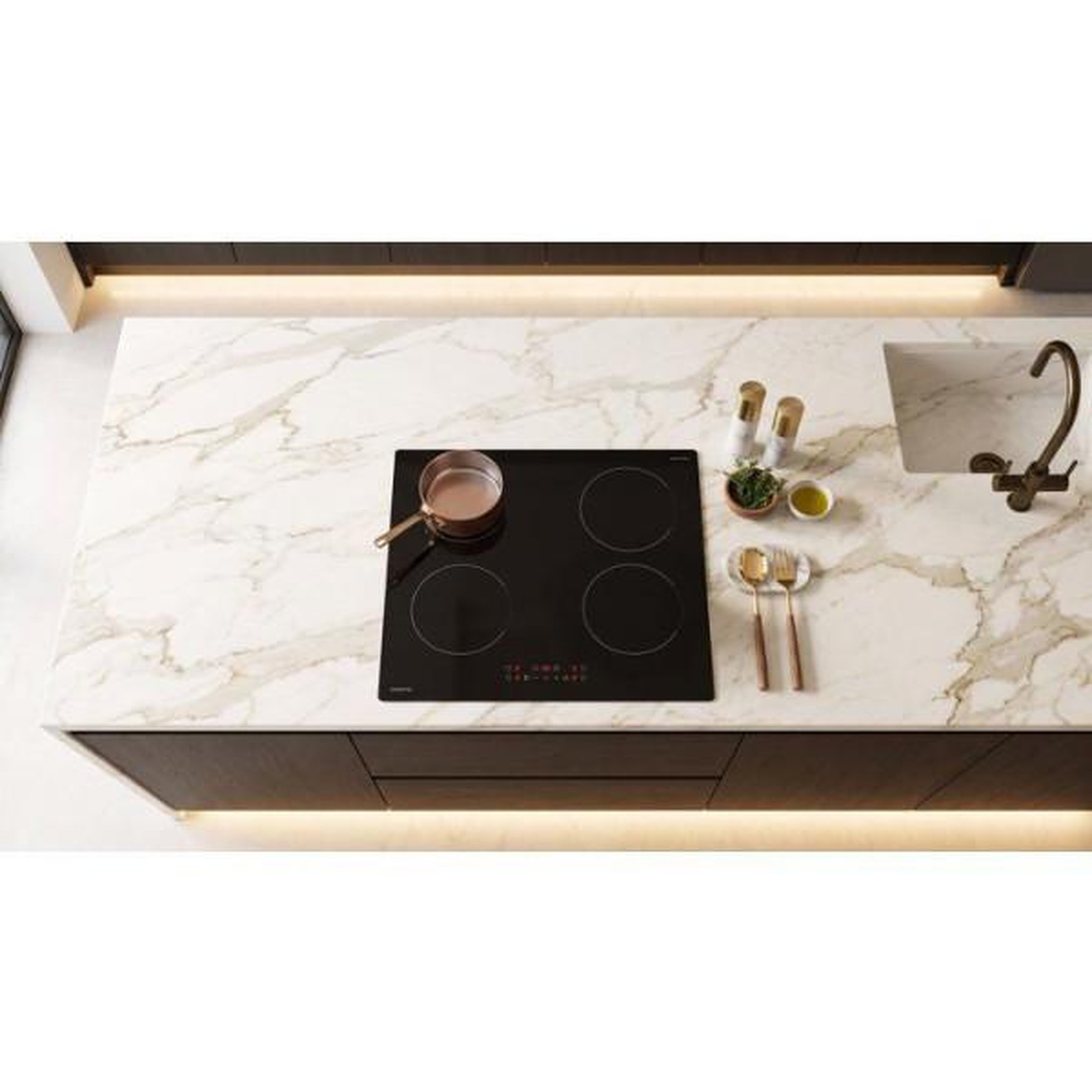Voir la diapositive 5 : OCEANIC Table de cuisson a induction - OCEANIC - 4 foyers - L59 x P52 cm - OCEATI4Z7B