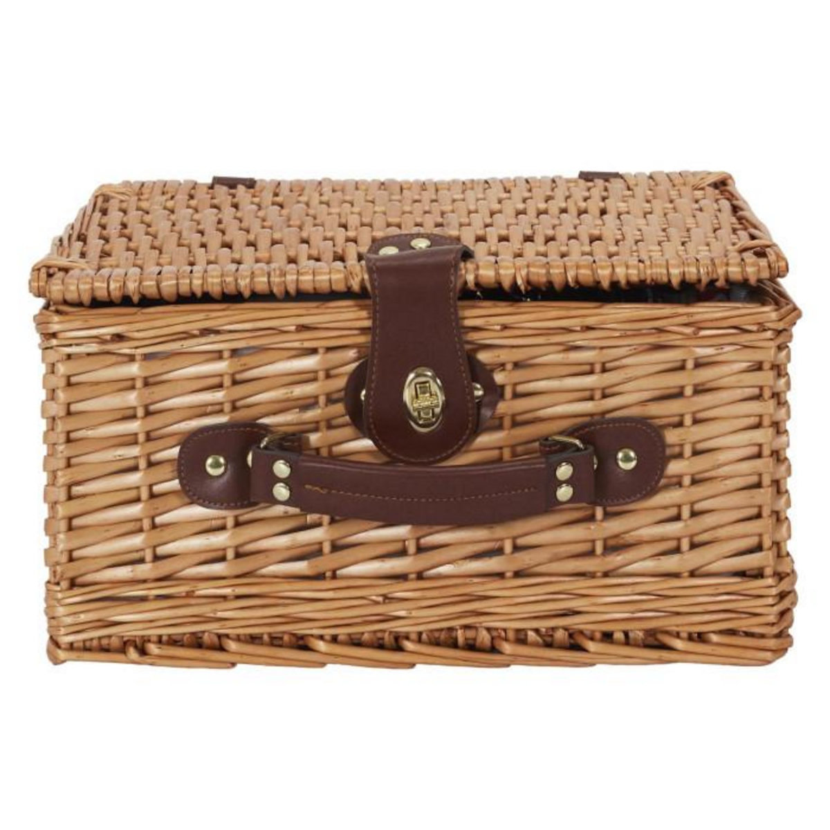 Paris Prix Panier Pique-Nique en Osier  Exotique  39cm Marron