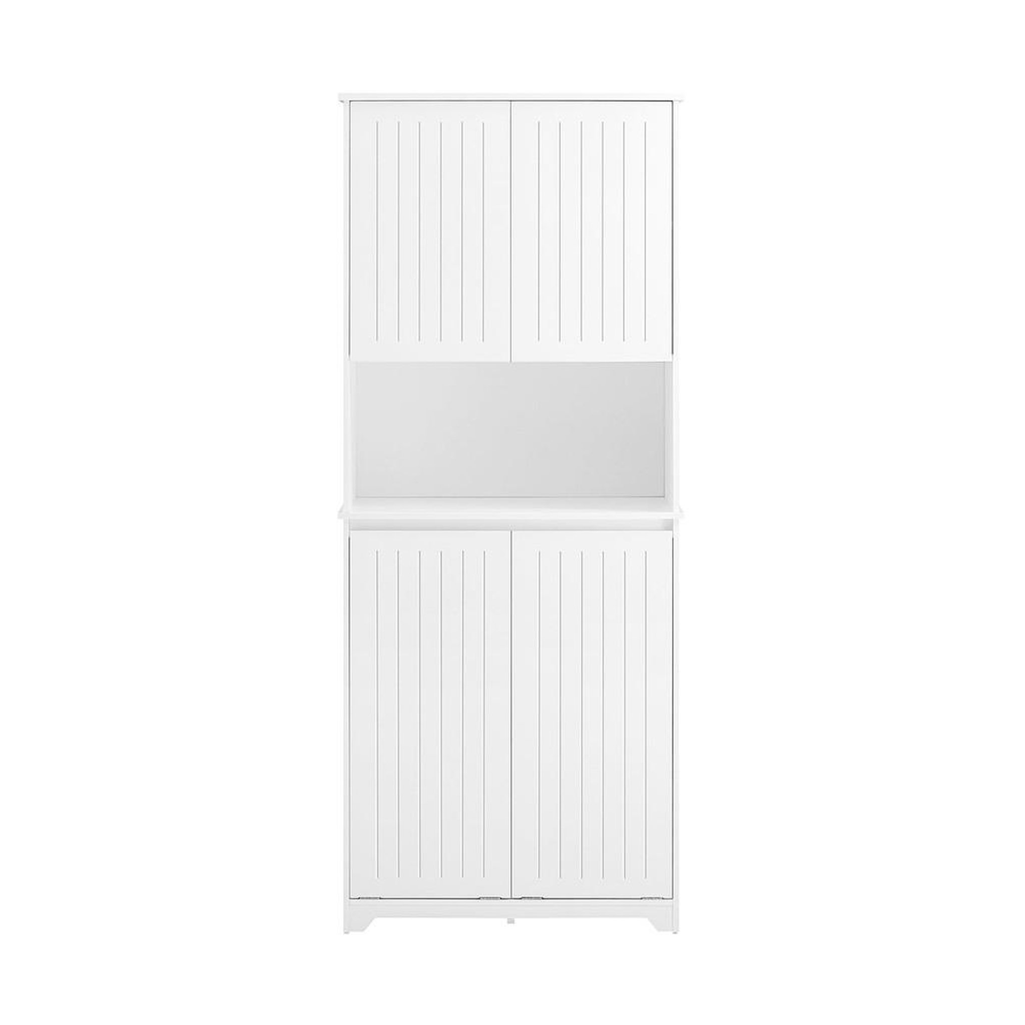 SOBUY SoBuy - Colonne De Salle De Bain à 4 portes - Blanc - 70x37x170cm - Nordique - BZR150-W